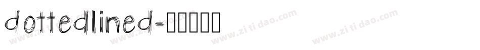 dottedlined字体转换