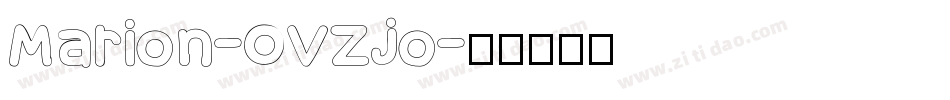 Marion-OVZjo字体转换