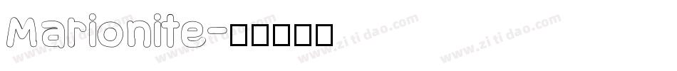 Marionite字体转换