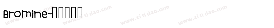 Bromine字体转换
