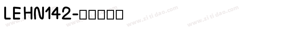 LEHN142字体转换