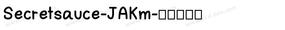 Secretsauce-JAKm字体转换