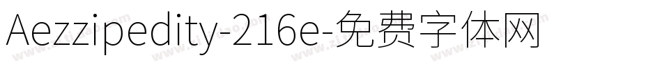 Aezzipedity-216e字体转换