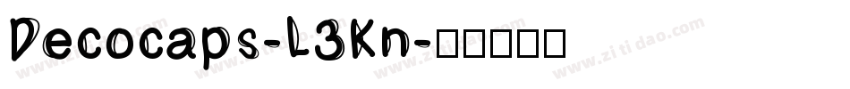 Decocaps-L3Kn字体转换