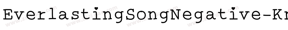 EverlastingSongNegative-KnWp字体转换