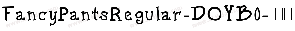 FancyPantsRegular-DOYB0字体转换
