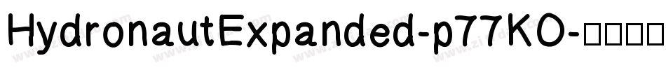 HydronautExpanded-p77KO字体转换