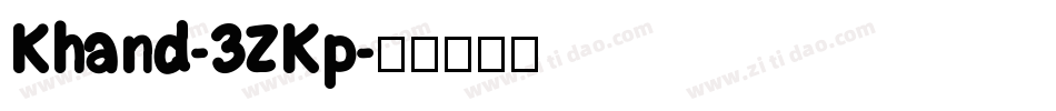 Khand-3ZKp字体转换