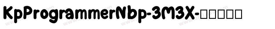 KpProgrammerNbp-3M3X字体转换