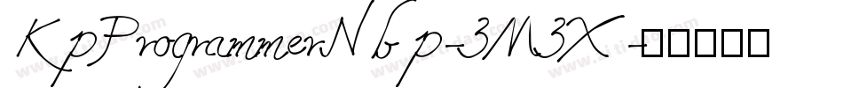 KpProgrammerNbp-3M3X字体转换