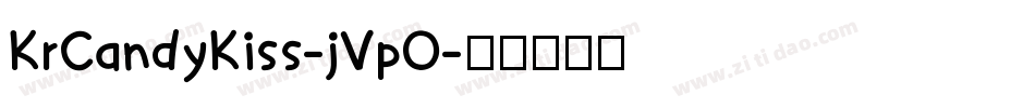 KrCandyKiss-jVpO字体转换