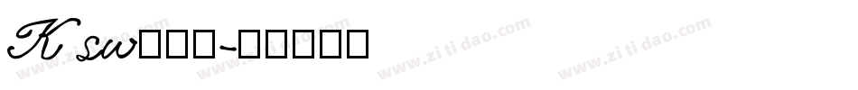 Ksw新豪龍字体转换