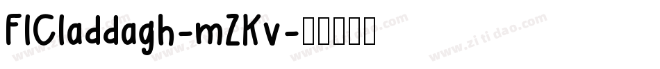FlCladdagh-mZKv字体转换