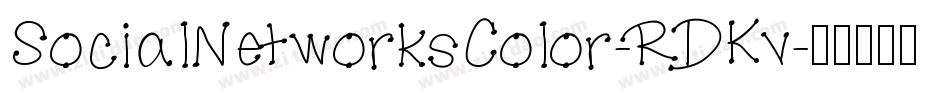 SocialNetworksColor-RDKv字体转换