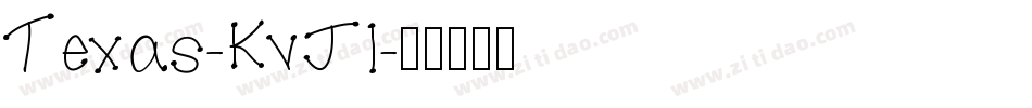 Texas-KvJl字体转换