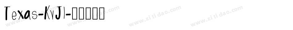 Texas-KvJl字体转换