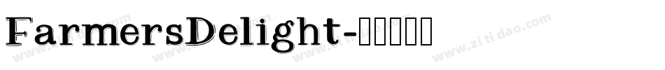 FarmersDelight字体转换