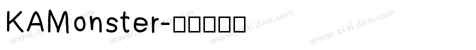 KAMonster字体转换
