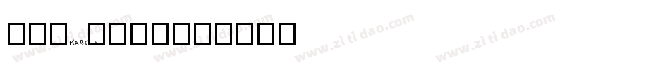 DG_Kabel字体转换