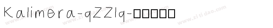 Kalimera-qZZlq字体转换