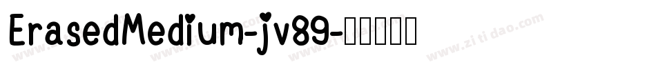 ErasedMedium-jv89字体转换