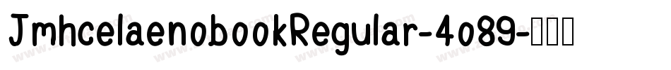 JmhcelaenobookRegular-4o89字体转换