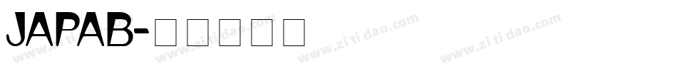 JAPAB字体转换