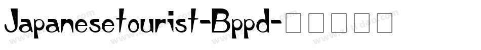 Japanesetourist-Bppd字体转换