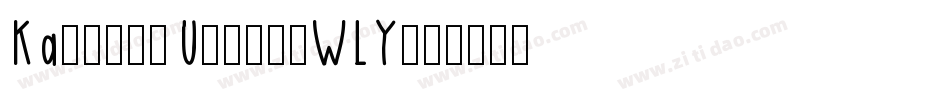 KandideUpper-WLY字体转换