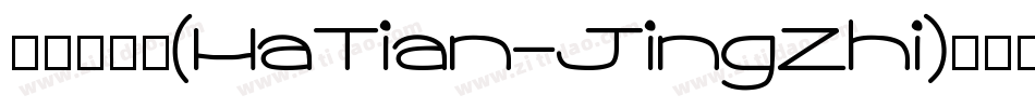 哈天精致体(HaTian-JingZhi)转换器字体转换
