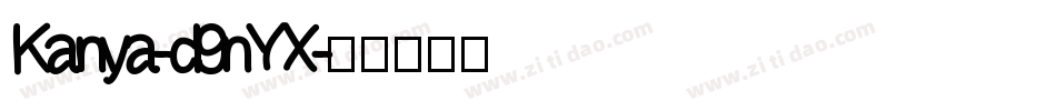 Kanya-d9nYX字体转换