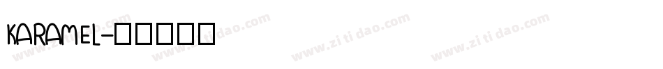 KARAMEL字体转换