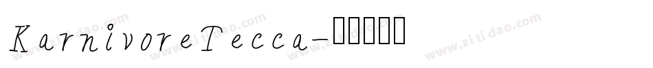 KarnivoreTecca字体转换