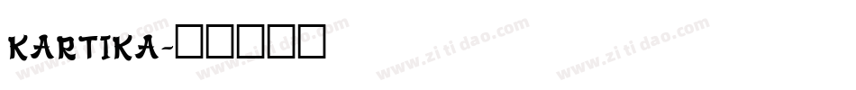 Kartika字体转换