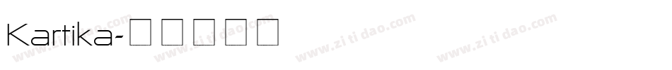 Kartika字体转换