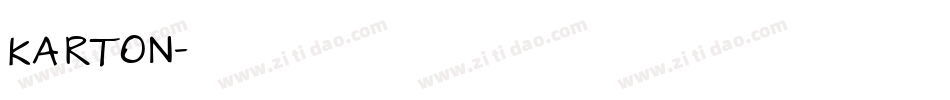 Karton字体转换