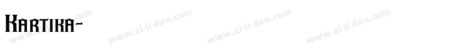 Kartika字体转换