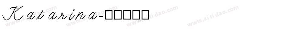 Katarina字体转换