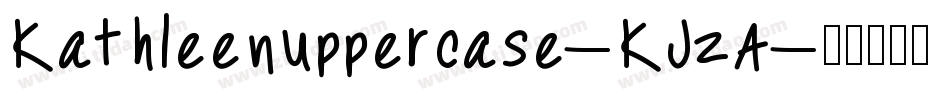Kathleenuppercase-KJzA字体转换