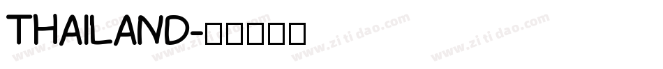 THAILAND字体转换