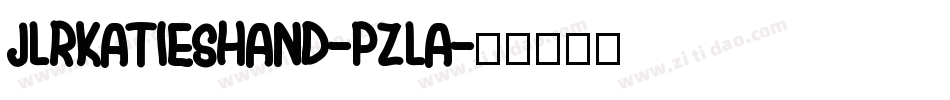 JlrKatiesHand-pZLa字体转换
