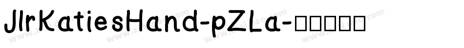 JlrKatiesHand-pZLa字体转换