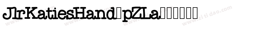 JlrKatiesHand-pZLa字体转换