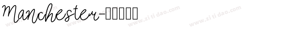 Manchester字体转换