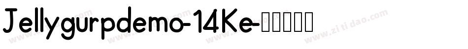 Jellygurpdemo-14Ke字体转换