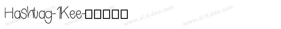 Hashtag-1Kee字体转换