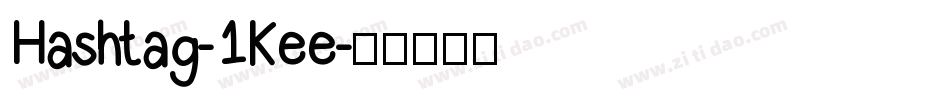 Hashtag-1Kee字体转换