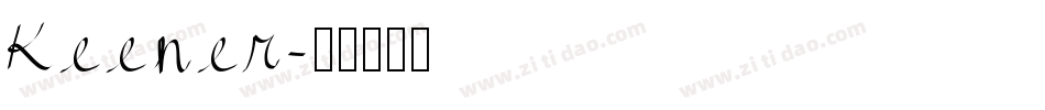 Keener字体转换
