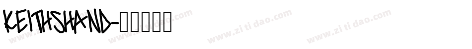 KeithsHand字体转换
