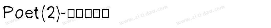 Poet(2)字体转换